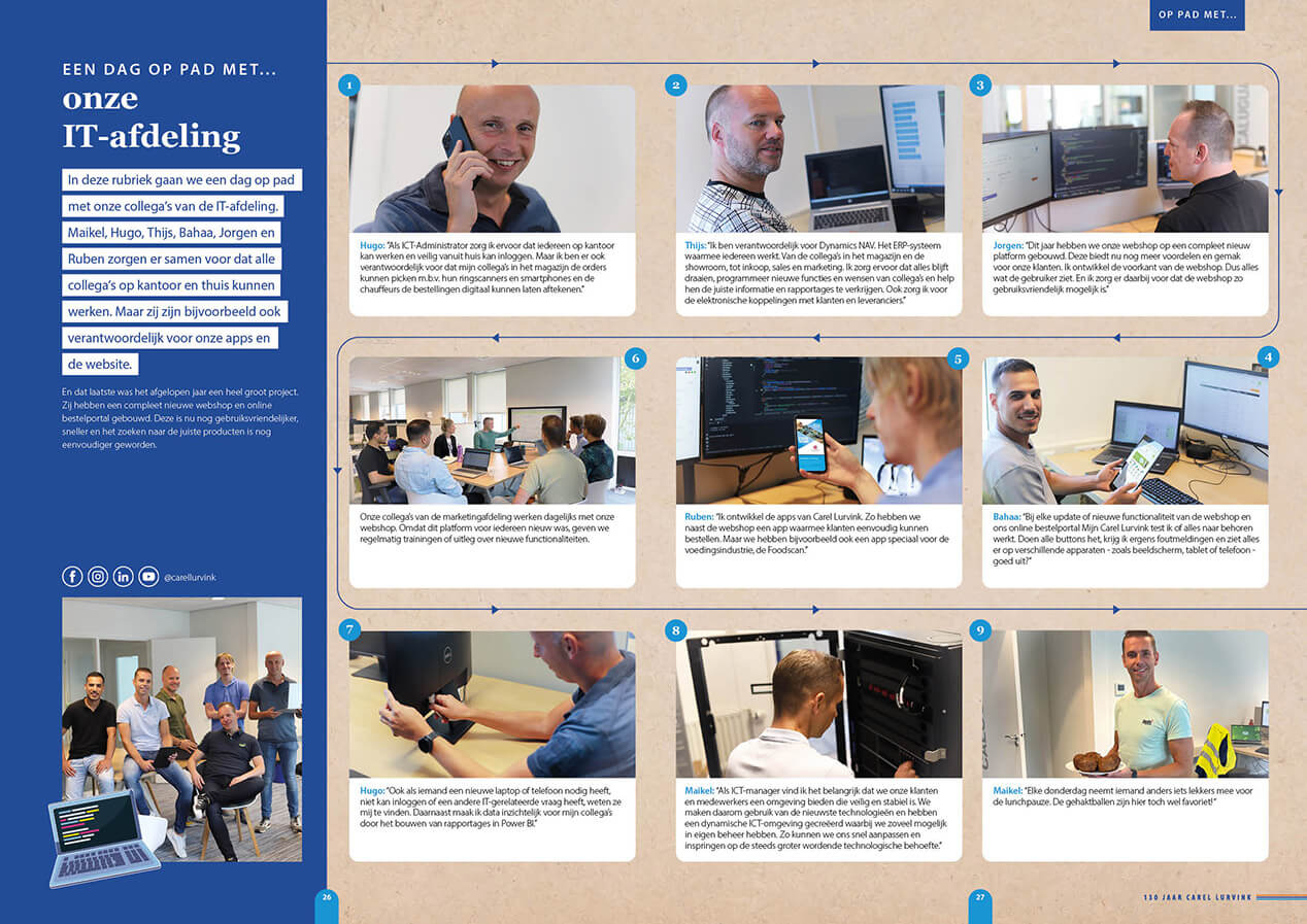 Een dag op pad met onze IT-afdeling