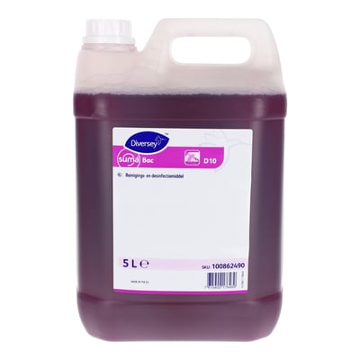 Suma Bac D10 reinigings- en desinfectie middel 5ltr