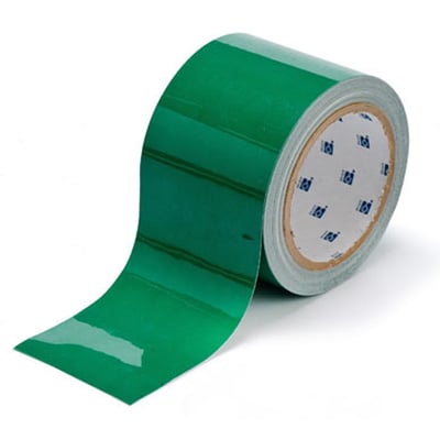 Brady ToughStripe tape 76,2mm x 30mtr groen voor vloermarkering