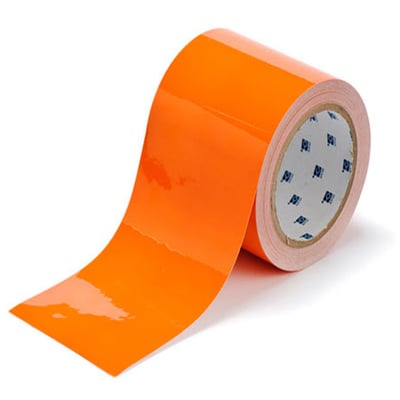 Brady ToughStripe tape 76,2mm x 30mtr oranje voor vloermarkering