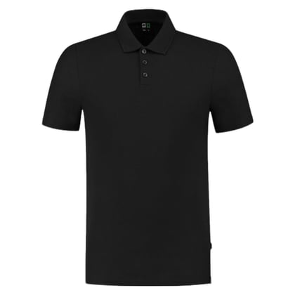 Tricorp Workwear poloshirt fitted Rewear  zwart maat XS