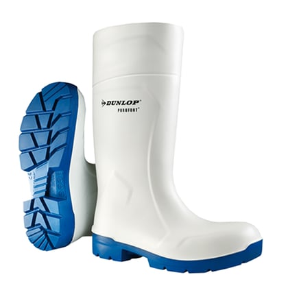 Dunlop FoodPro Purofort O4 MultiGrip laars wit/blauw classicfit maat 36