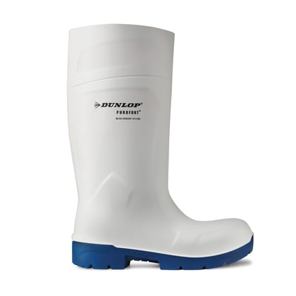 Dunlop Purofort FoodPro S4 MultiGrip  veiligheidslaars wit/blauw classic fit maat 36