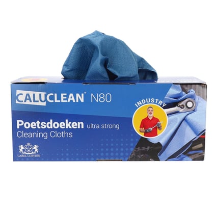 CaluClean Foodsafe – Industry poetsdoeken N80 Ultra Strong Blauw 70st