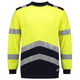 Tricorp Workwear multinorm sweater bicolor fluor geel inkblauw maat XS