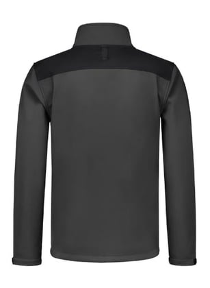 Tricorp softshell jas bicolor naden donkergrijs zwart maat XS
