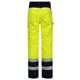 Tricorp Workwear multinorm werkbroek bicolor fluor geel inkblauw maat 42