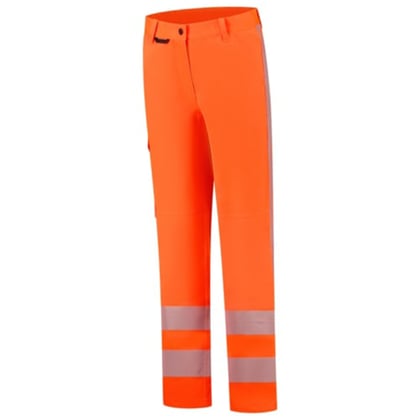 Tricorp dames werkbroek twill stretch  RWS revisible fluor oranje maat 36