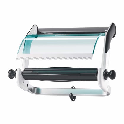 Tork Performance poetsrol dispenser voor wandmontage turquoise/wit