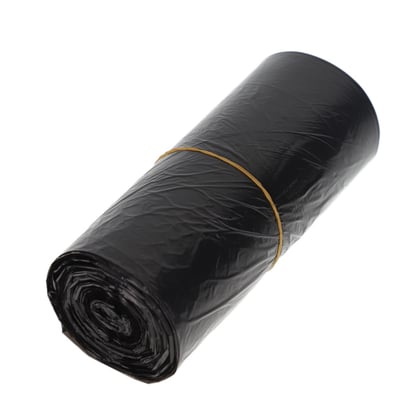 CaluClean afvalzak 50x55cm zwart HDPE T15 50st