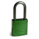 hangslot aluminium met beugel groen 