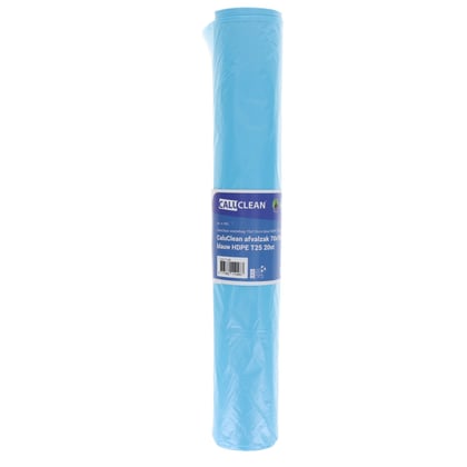 CaluClean afvalzak 70x110cm  blauw HDPE T25 20st