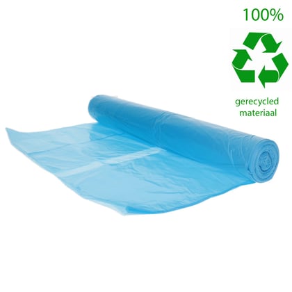 CaluClean afvalzak 70x110cm  blauw HDPE T25 20st