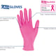 CaluGloves Medical Pink Care nitril  wegwerphandschoenen maat S 100st