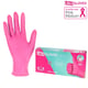 CaluGloves Medical Pink Care nitril  wegwerphandschoenen maat S 100st