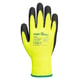 Portwest thermische soft grip handschoen geel/zwart maat M