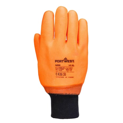 Portwest weerbestendige Hi-Vis handschoen PVC oranje maat xl