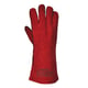 Portwest lashandschoen leder rood maat XL