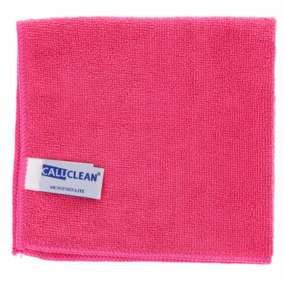 CaluClean microvezeldoek Lite 40x40cm rood 