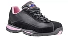 Portwest Steelite S1P maat 36 dames veiligheidsschoenen laag zwart/roze