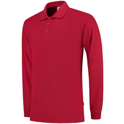 Tricorp poloshirt lange mouw  rood maat L