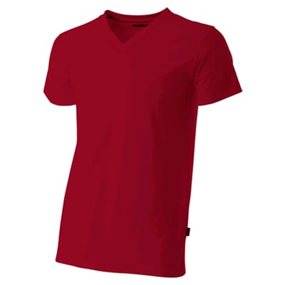 Tricorp t-shirt v-hals rood maat 2XL 